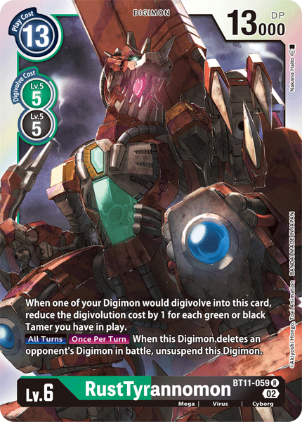 Image of RustTyrannomon