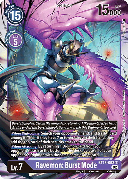 Image of Ravemon: Burst Mode