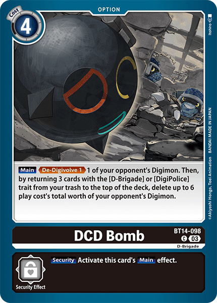 Image of DCD Bomb