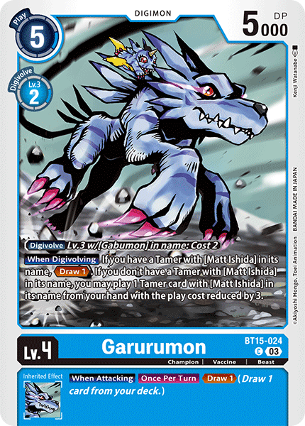 Image of Garurumon