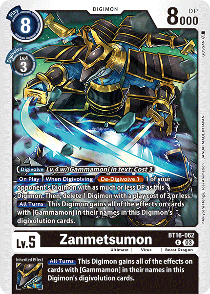 Image of Zanmetsumon