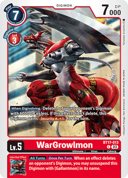 Image of WarGrowlmon