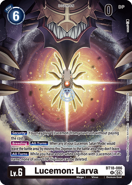 Card image for Lucemon: Larva