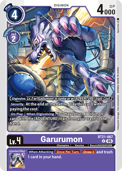 Image of Garurumon