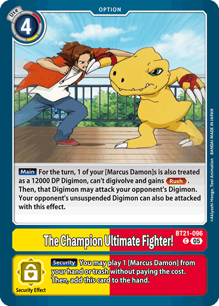 Image of The Champion Ultimate Fighter!