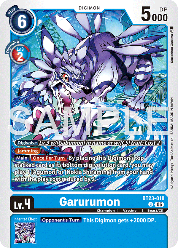 Image of Garurumon