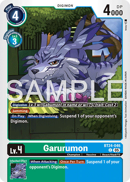 Image of Garurumon