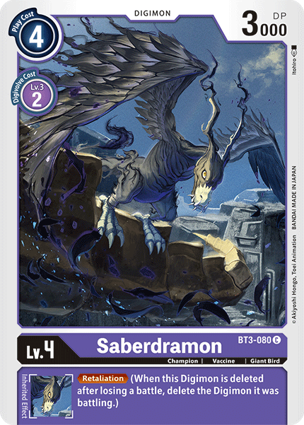 Card image for Saberdramon