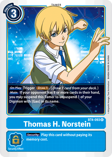 Card image for Thomas H. Norstein