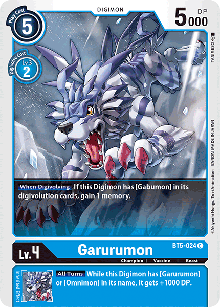 Image of Garurumon