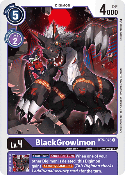 Image of BlackGrowlmon
