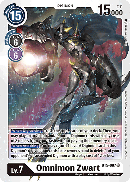 Image of Omnimon Zwart
