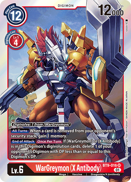 Image of WarGreymon (X Antibody)