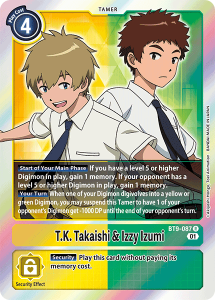 Image of T.K. Takaishi & Izzy Izumi