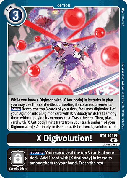 Image of X Digivolution!