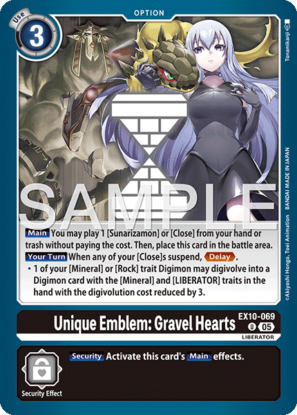 Image of Unique Emblem: Gravel Hearts