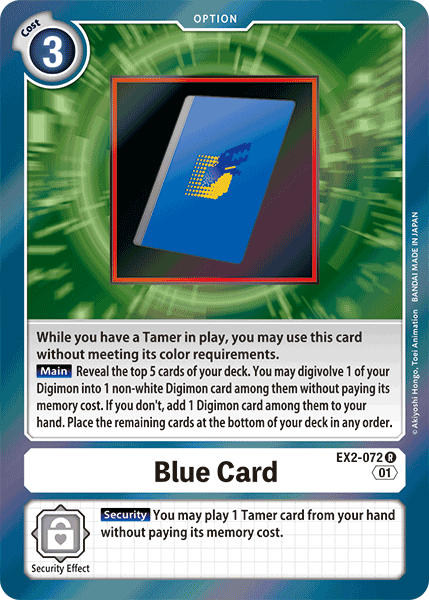 Image of Blue Card