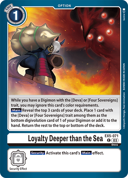 Image of Loyalty Deeper than the Sea