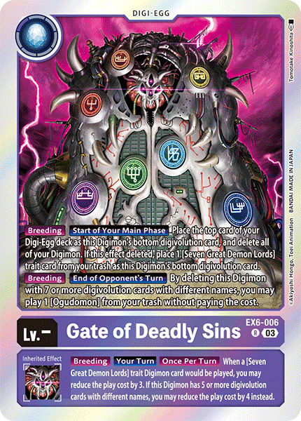 Card image for Gate of Deadly Sins