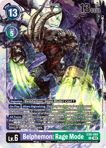 Image of Belphemon: Rage Mode