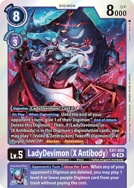 Card image for LadyDevimon (X Antibody)