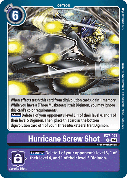 Image of Hurricane Screw Shot