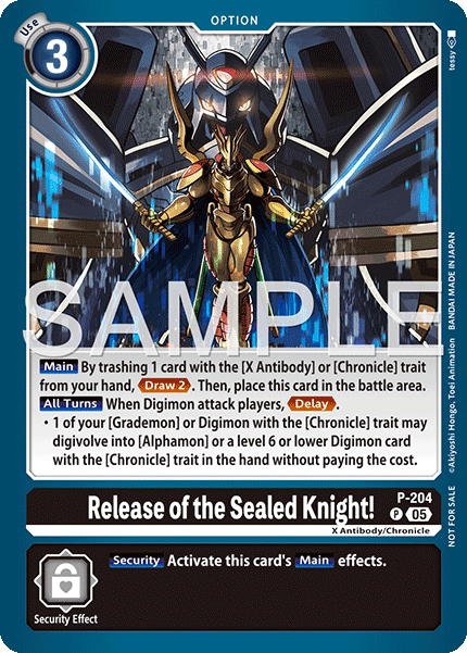 Image of Release of the Sealed Knight!